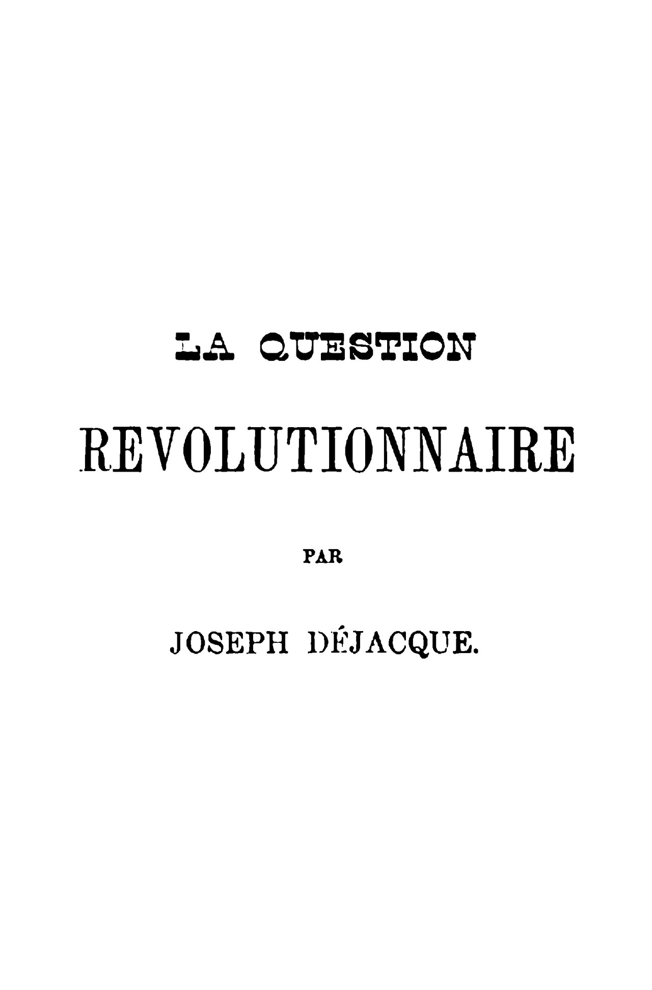 Joseph Déjacque