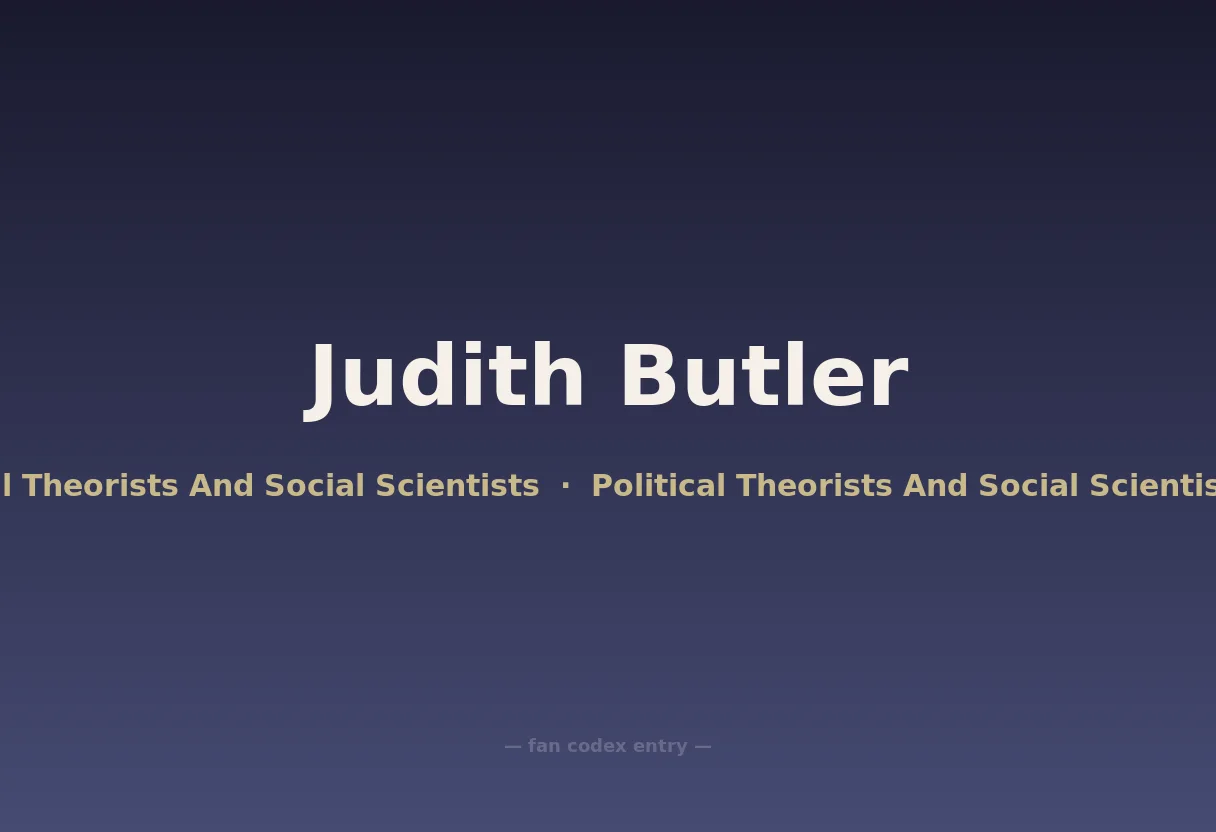 Judith Butler