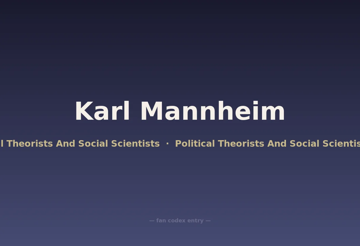 Karl Mannheim