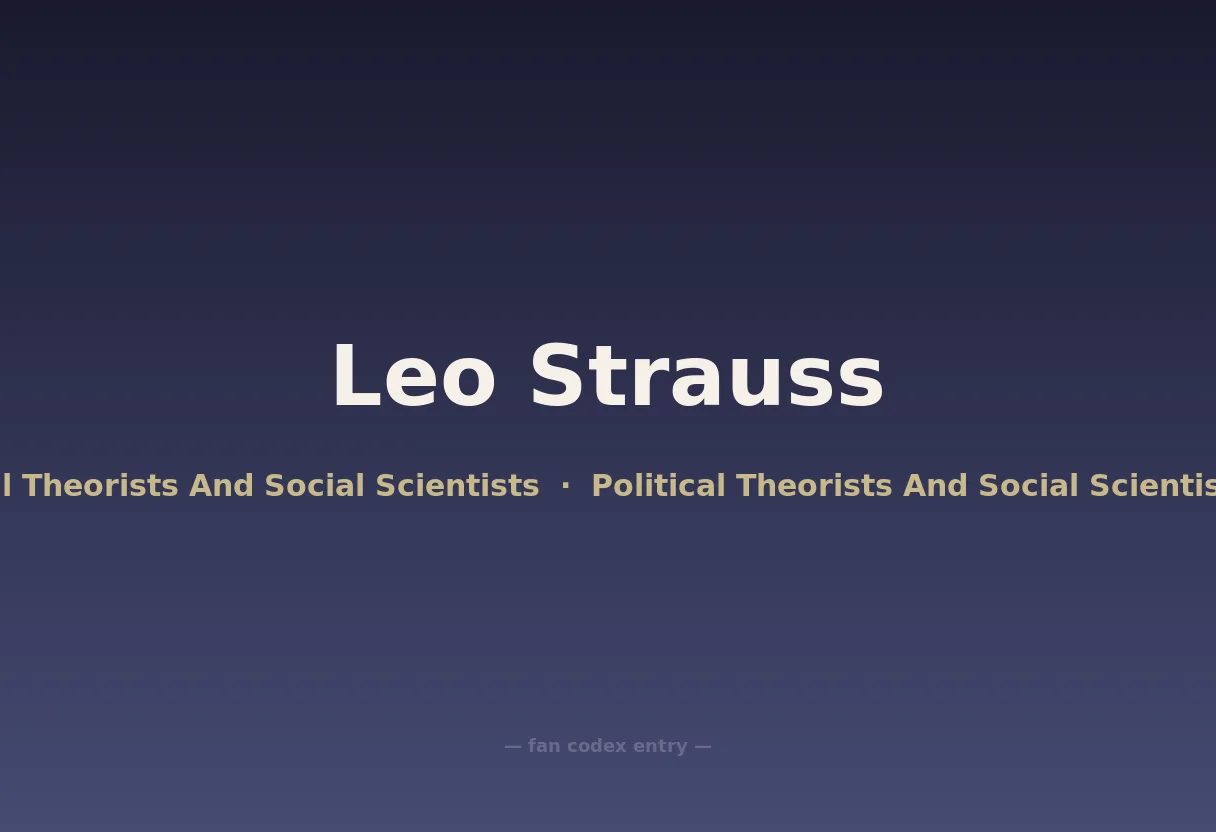 Leo Strauss