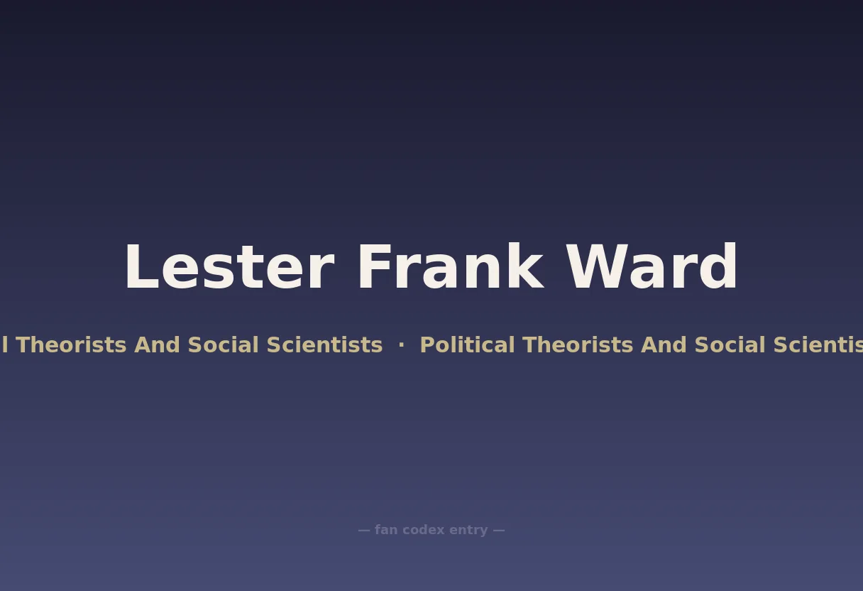 Lester Frank Ward