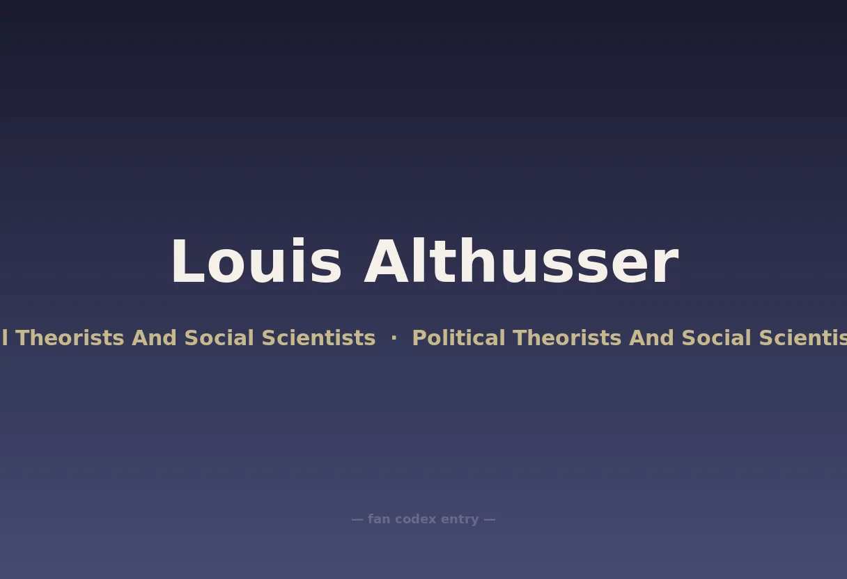 Louis Althusser