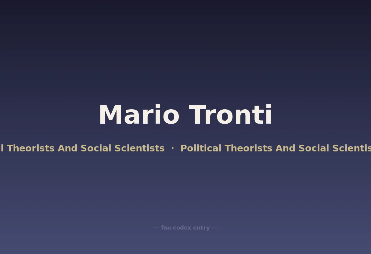Mario Tronti