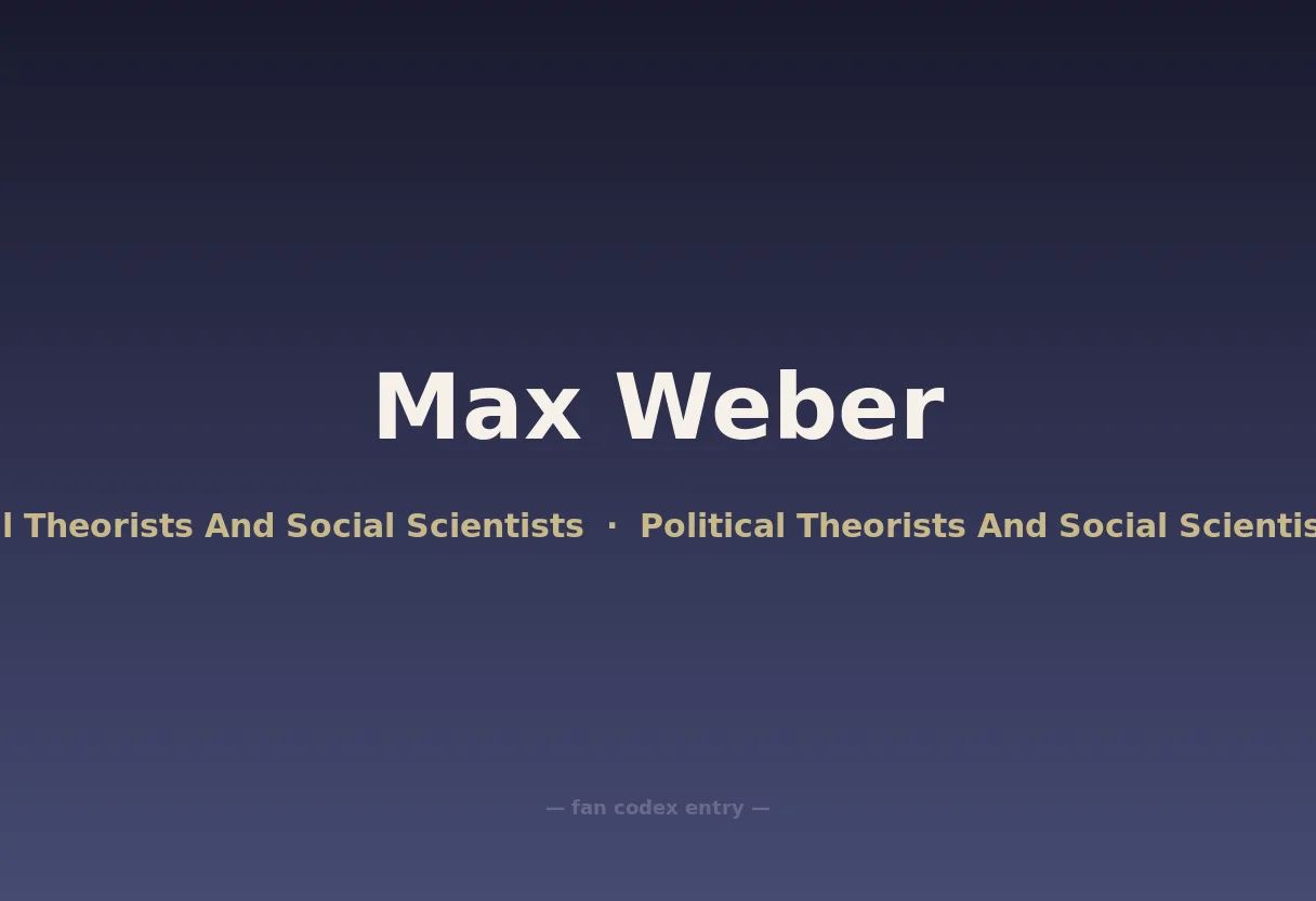 Max Weber