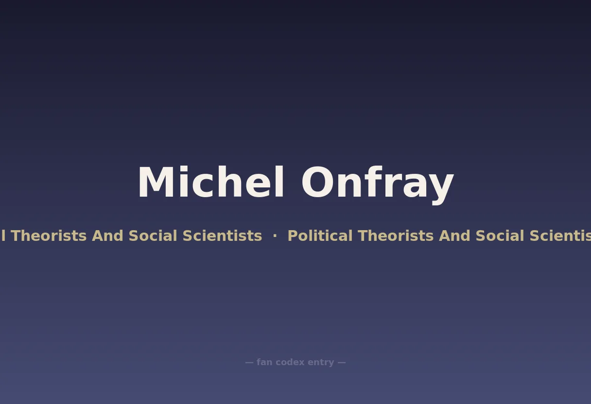Michel Onfray