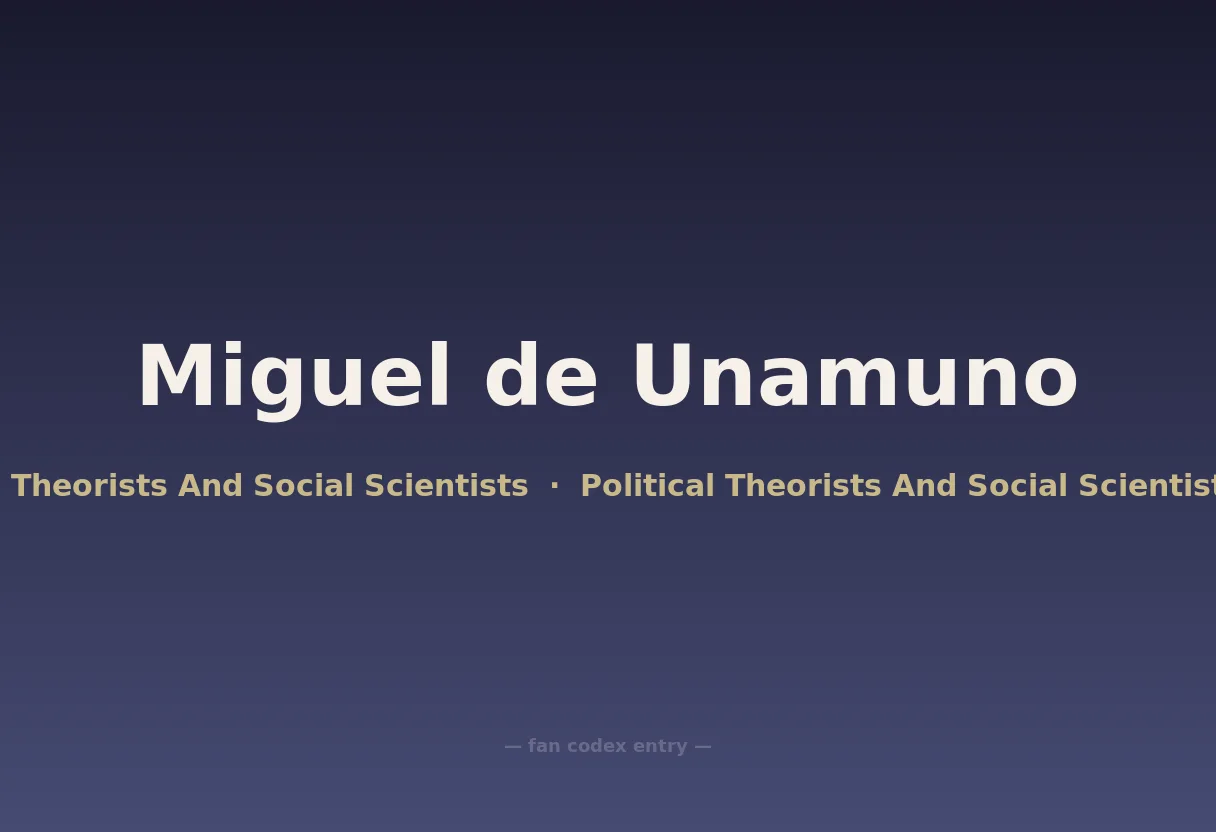 Miguel de Unamuno