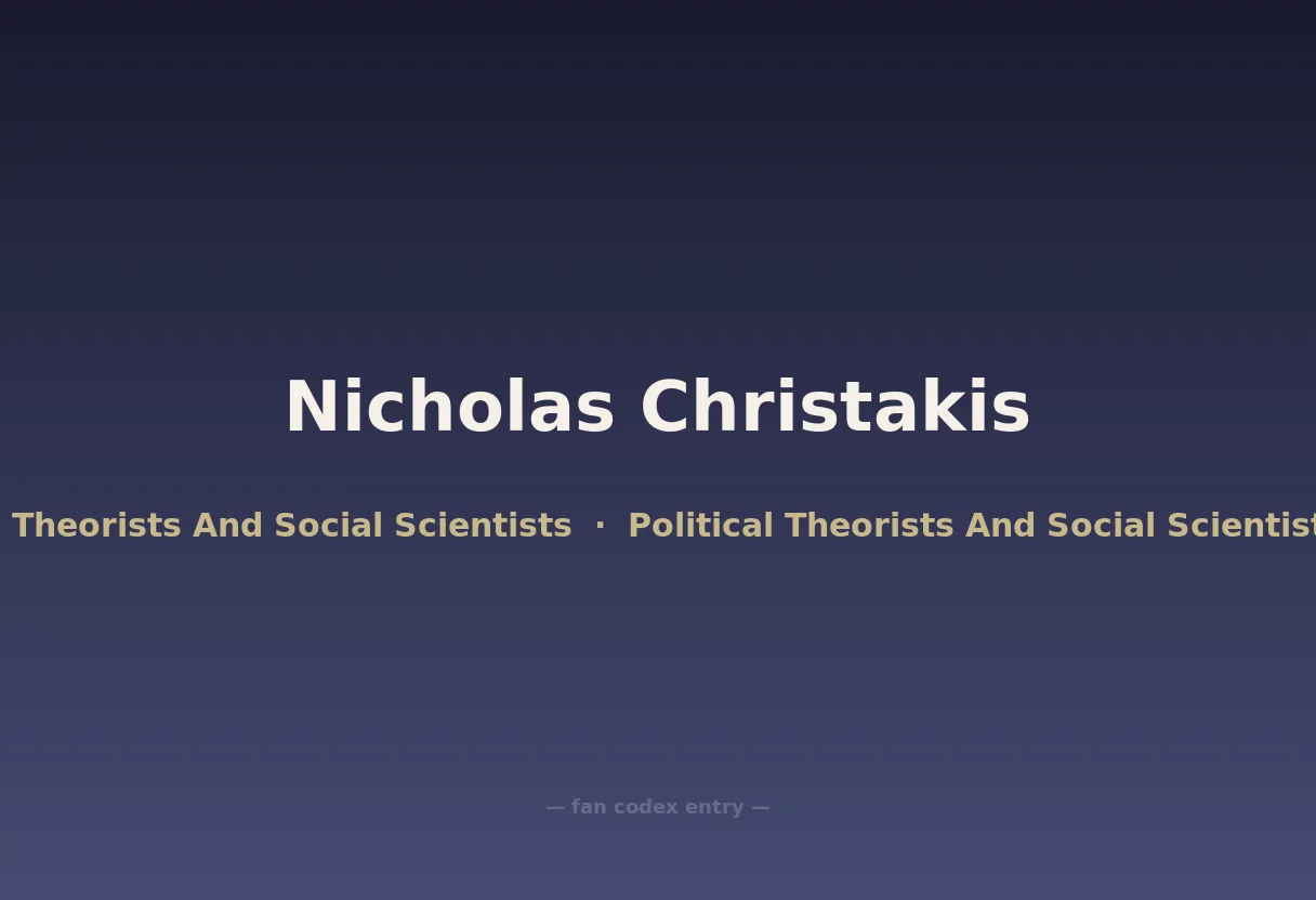 Nicholas Christakis